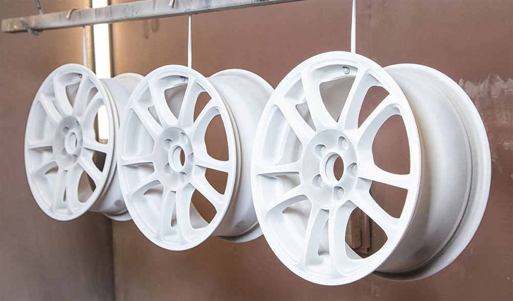 powder coating rims